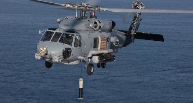 Helo with dipping sonar