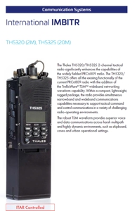 Thales International IMBITR info sheet